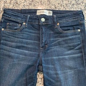 Abercrombie skinny jeans with knee cutouts